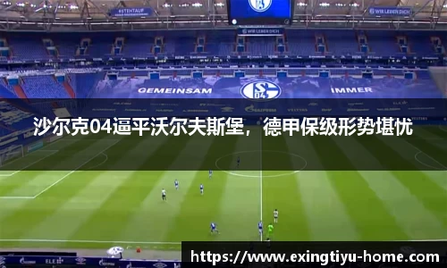 沙尔克04逼平沃尔夫斯堡，德甲保级形势堪忧